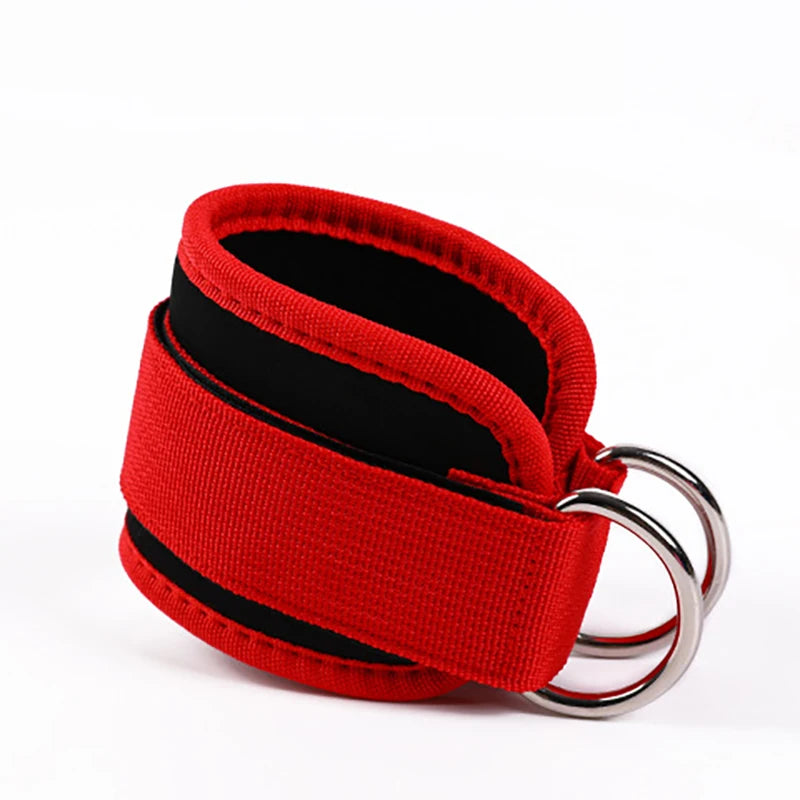 Fitness Ankle Straps Adjustable D-Ring