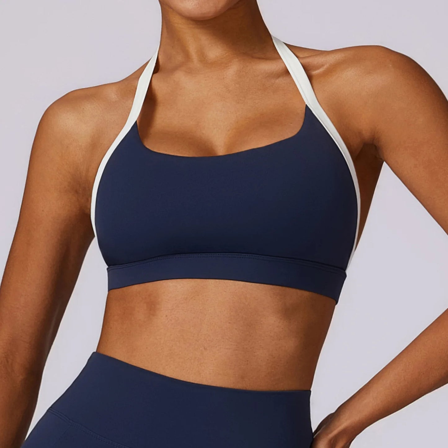 Gym Sport Bra Halter