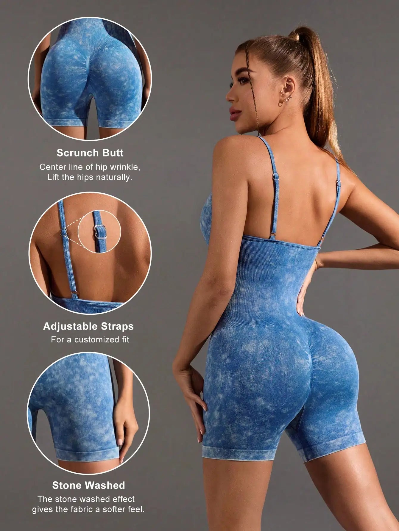 Everyday Scrunch Snatched Romper