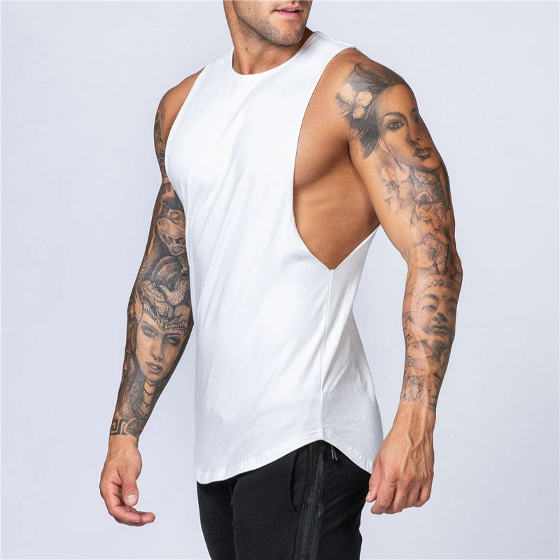 Men's Cotton Muscle Vest Tank
