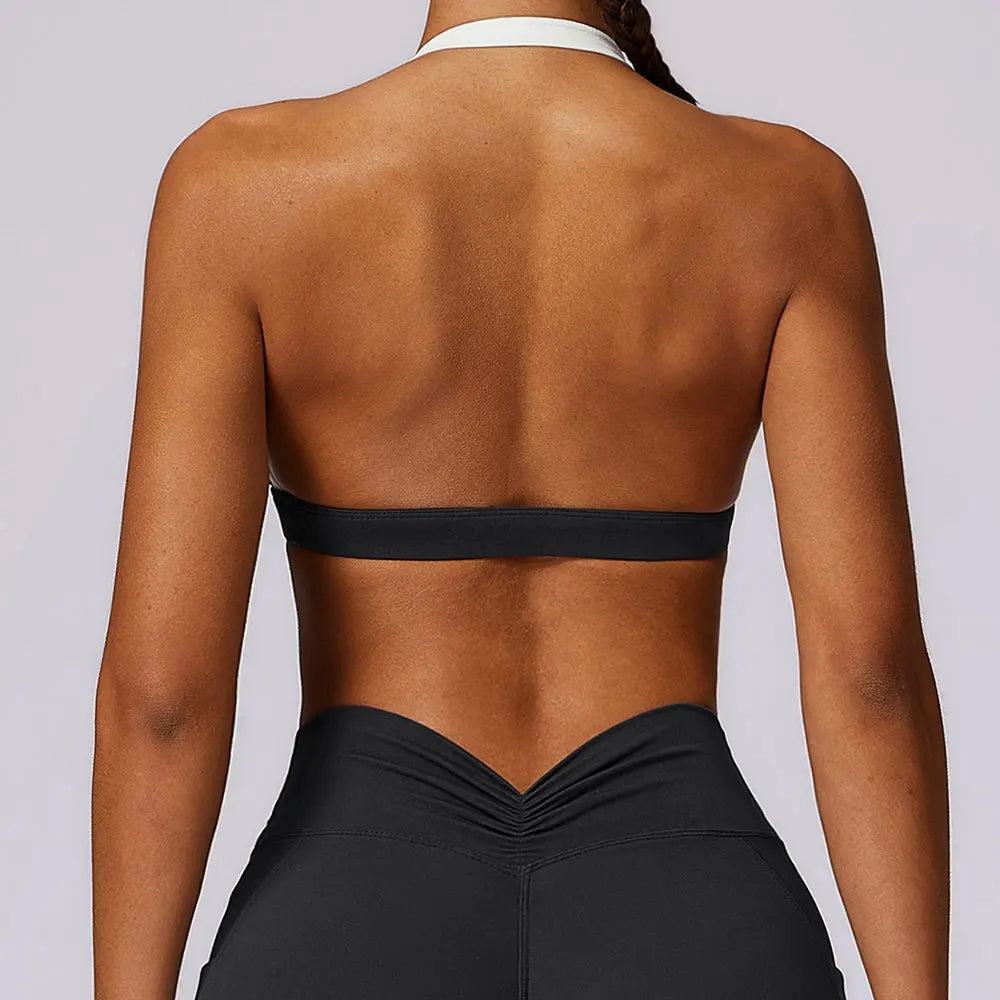 Gym Sport Bra Halter