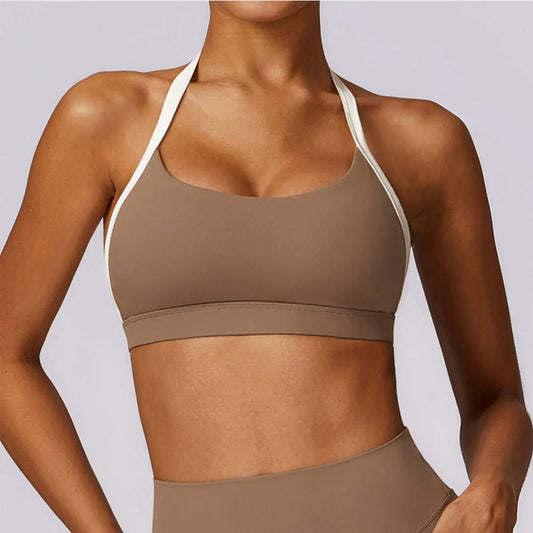 Gym Sport Bra Halter