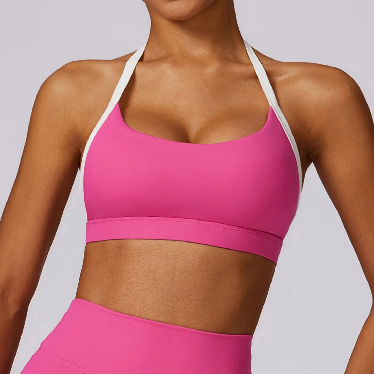 Gym Sport Bra Halter