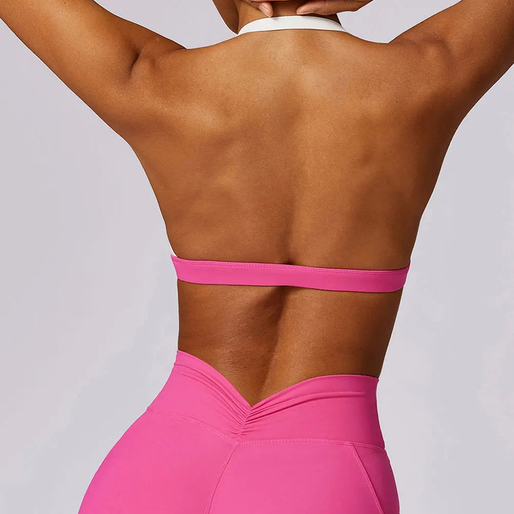 Gym Sport Bra Halter
