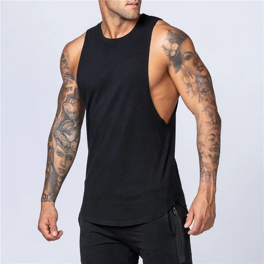 Men's Cotton Muscle Vest Tank