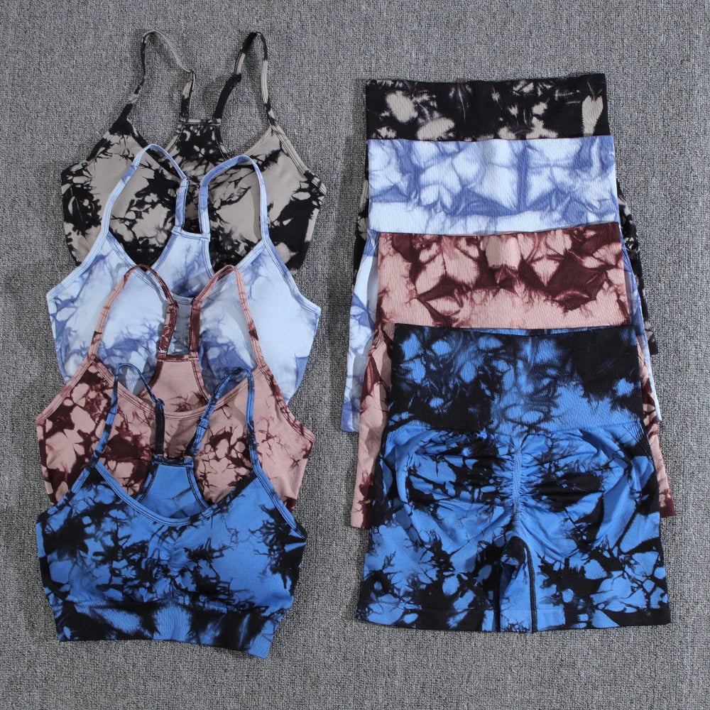Tie Dye Shorts Sets
