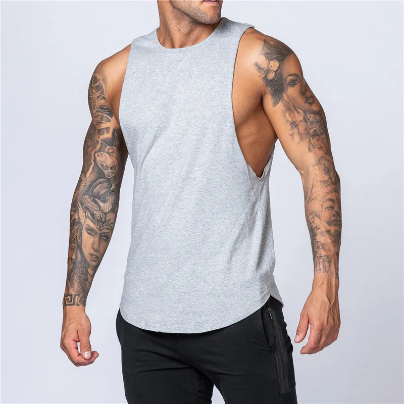 Men's Cotton Muscle Vest Tank