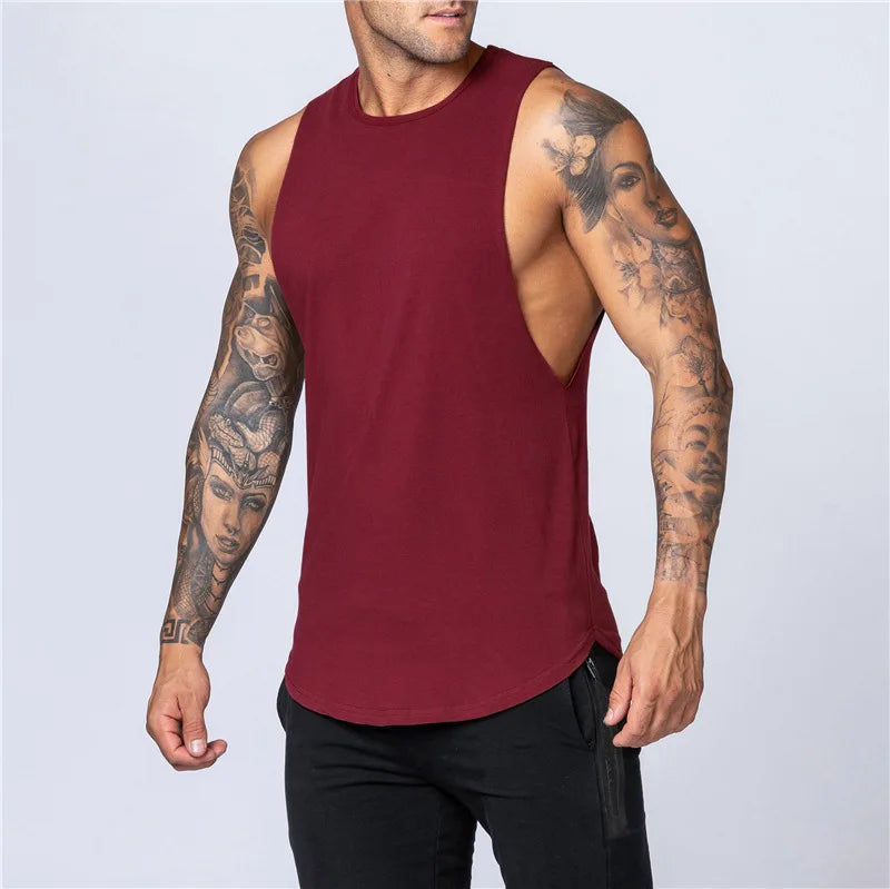 Men's Cotton Muscle Vest Tank