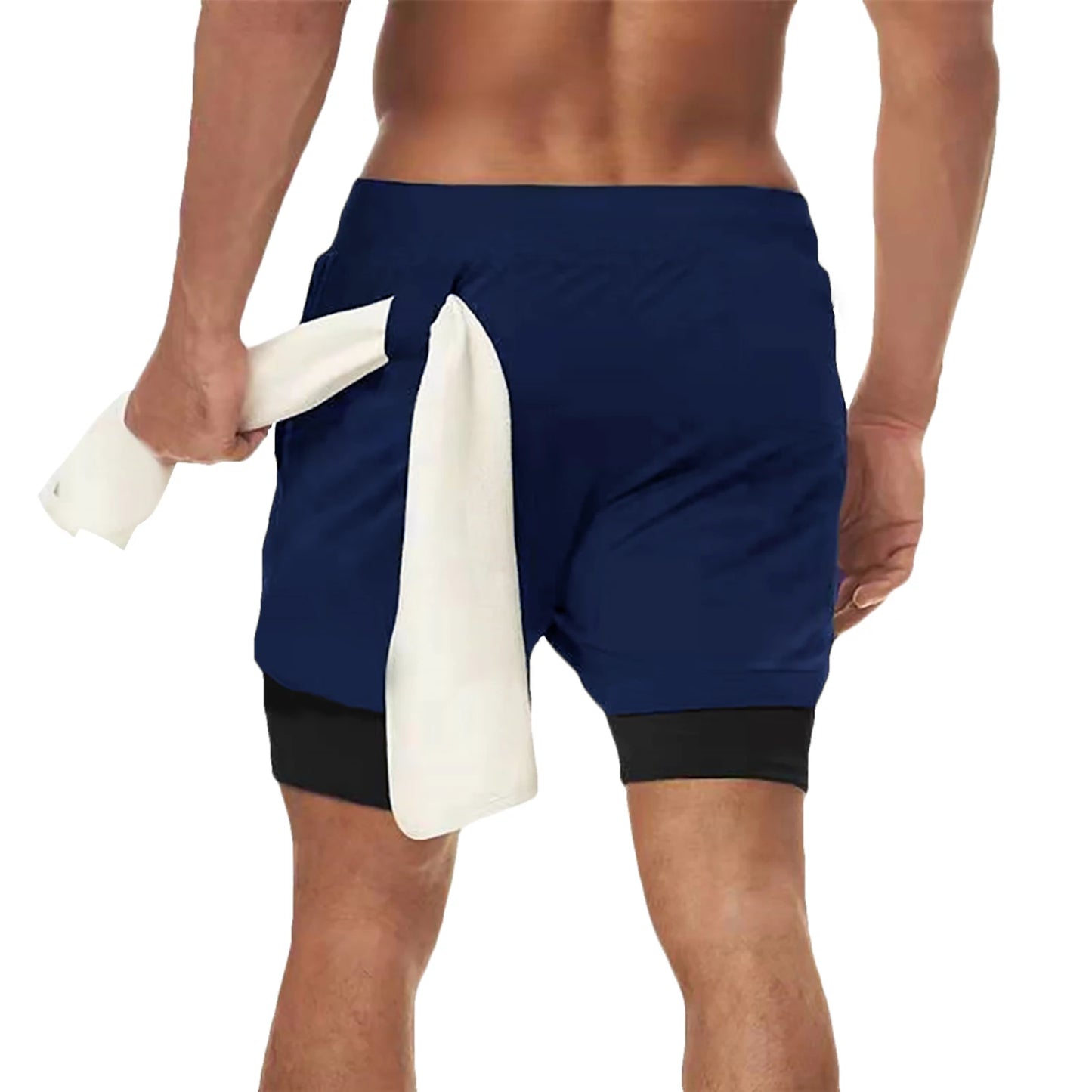 2 in 1 Men Running Shorts
