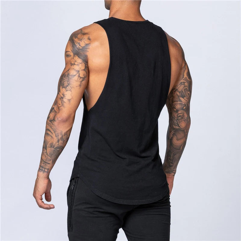 Men's Cotton Muscle Vest Tank