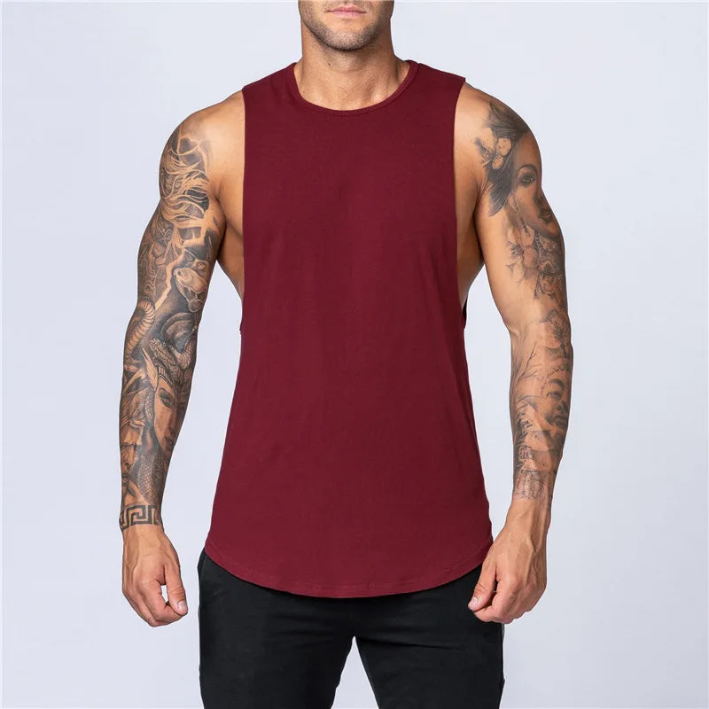 Men's Cotton Muscle Vest Tank