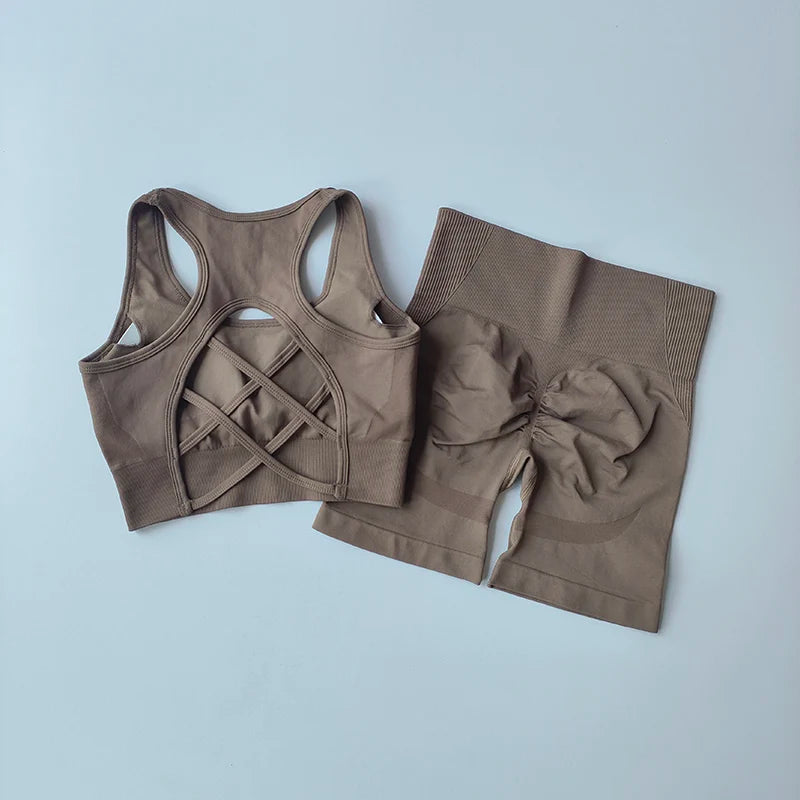 2 Piece Backless Sports Set